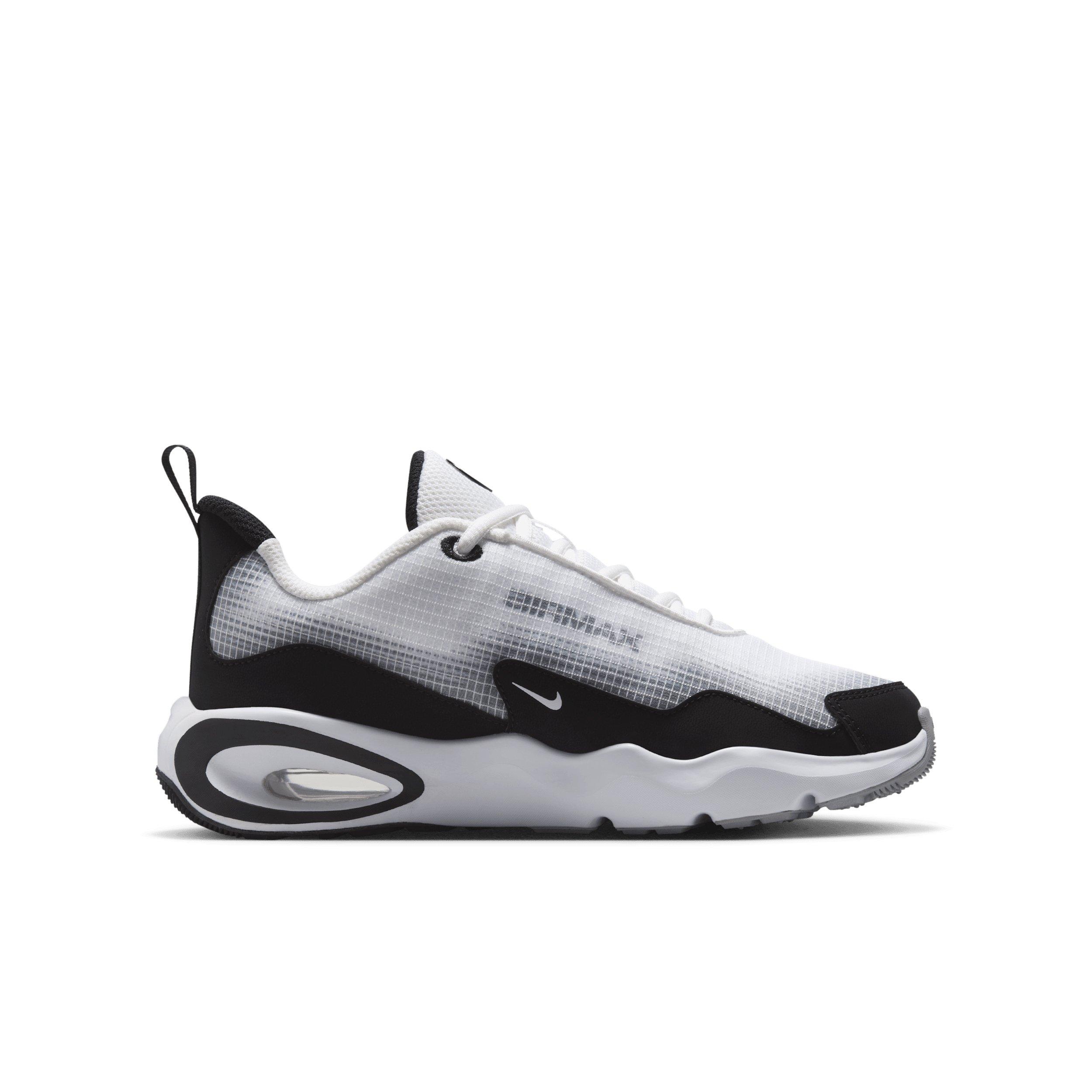 Nike Air Max Nova "White/Black/Wolf Grey/White" Grade School Boys' Shoe - WHITE/BLACK/GREY/WHITE
